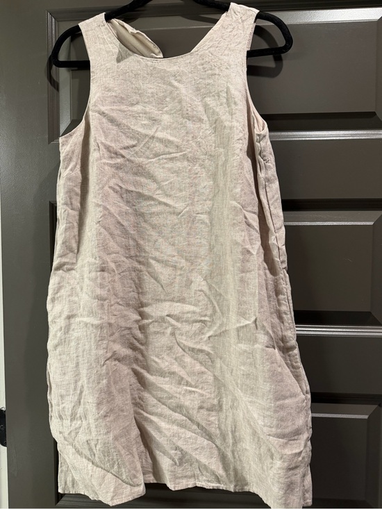 Quince Dresses & Skirts - Quince Women’s Sleeveless Linen A-Line Dress, Cream